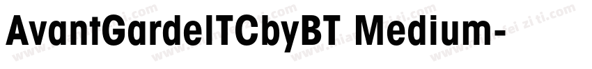 AvantGardelTCbyBT Medium字体转换